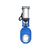 Thin - Type Pneumatic Ceramic Double Gate Valve - Bavolr