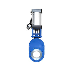 Thin - Type Pneumatic Ceramic Double Gate Valve - Bavolr
