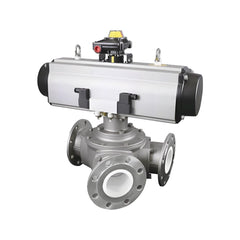 #Ceramic-Lined Y-Type Three-Way Ball Valve# - #Bavolr#