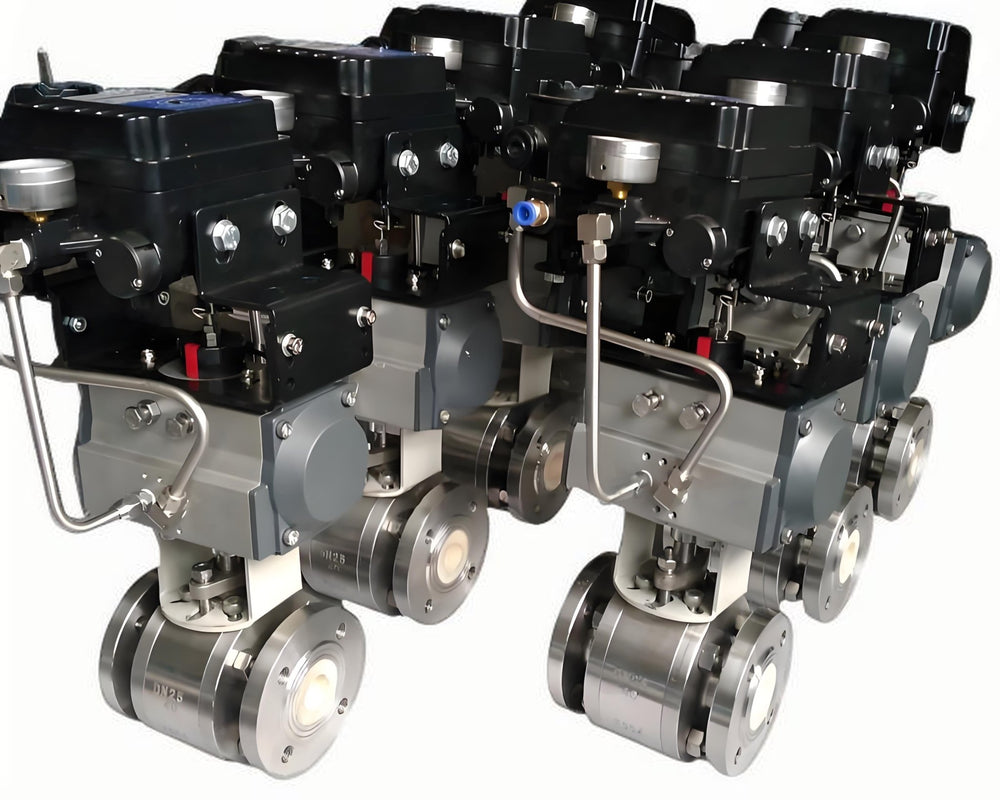 Pneumatic Ceramic Control Ball Valve - Bavolr