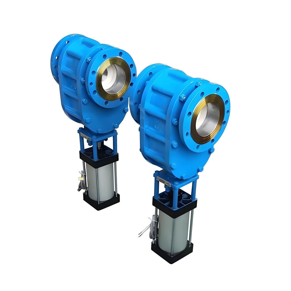 Pneumatic Ceramic Double Gate Valve - Bavolr
