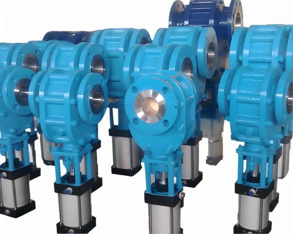 Pneumatic Ceramic Double Gate Valve - Bavolr
