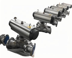 Pneumatic Y - Type Three - Way Ball Valve (135°) - Bavolr