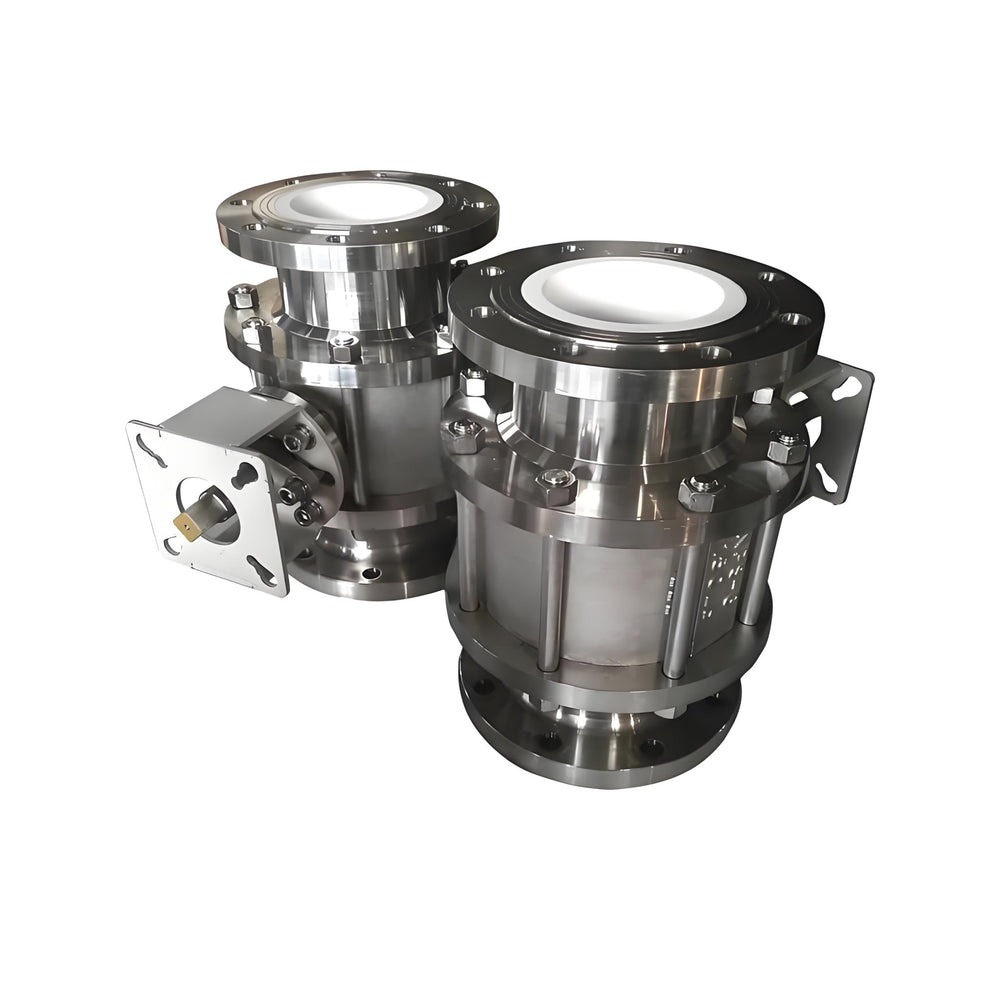 Smooth Stem Ceramic Ball Valve with Mounting Bracket - Bavolr