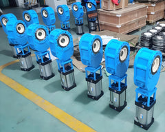 Thin - Type Pneumatic Ceramic Double Gate Valve - Bavolr